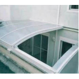 colocação de cobertura de vidro retrátil preço m2 Cajamar