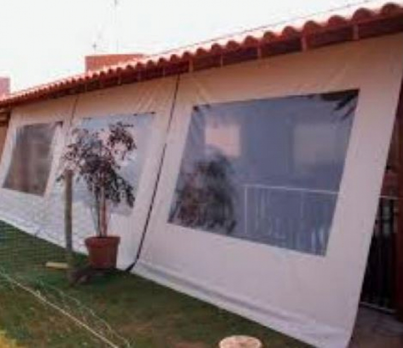 Toldo Cortina Retrátil para Casa Santana de Parnaíba - Toldo Cortina Retrátil Transparente